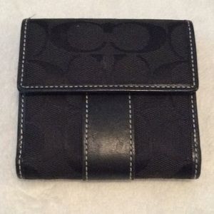 Black Coach Wallet